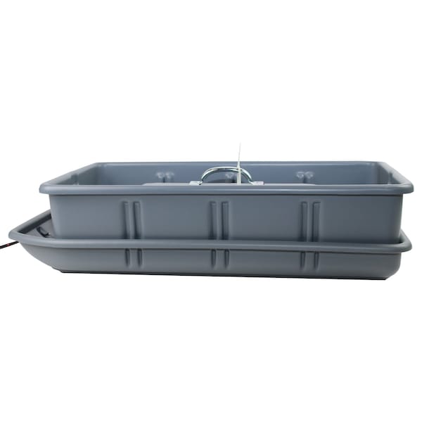 American Built Pro Dirt Rider Tool Sled & Tote Combo, Polyethylene, Gray, 29 in W x 13-1/2 in D x 7 in H T1075-DRTT - main